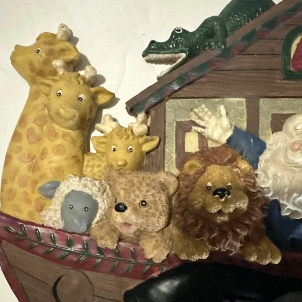Noah's Ark Wall Art Nursery Hanging Animals, Whales, Lion Etc. 14 1/2